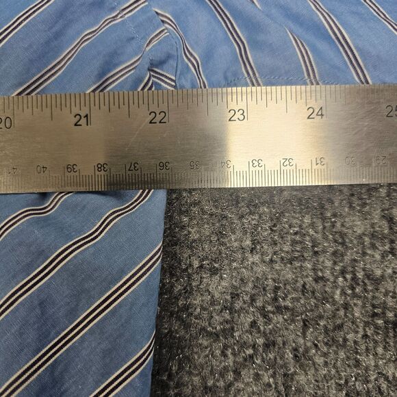 Robert Graham Shirt Men’s Large Multicolor Flip Cuff Preppy Geometric Striped - Picture 9 of 11